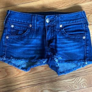 TR Like New flap pocket blue denim shorts 27